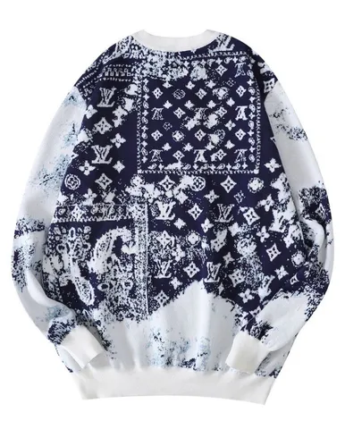 Louis Vuitton Bandana-Print Sweater