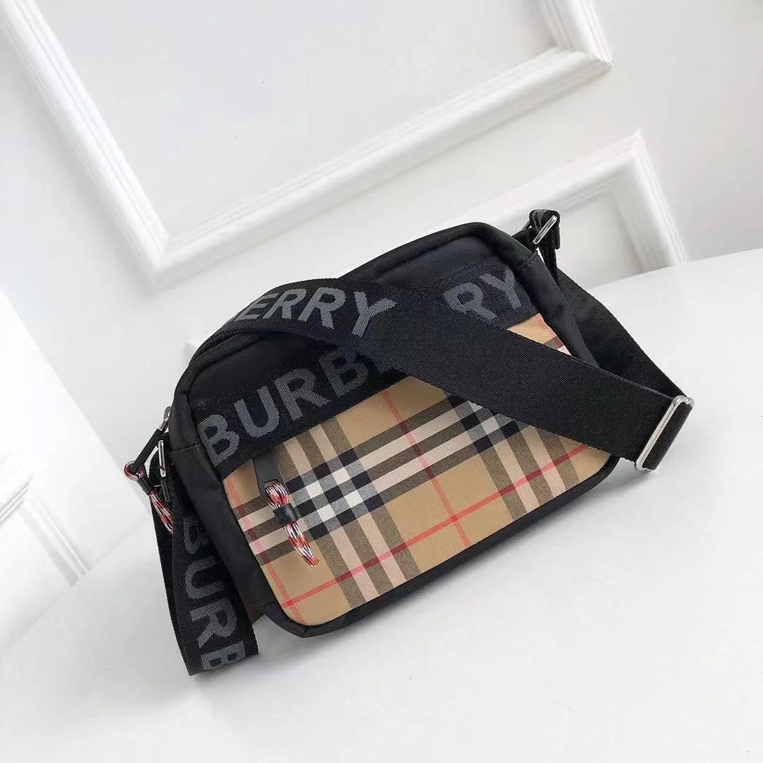 Burberry check crossbody bum bag photo 1