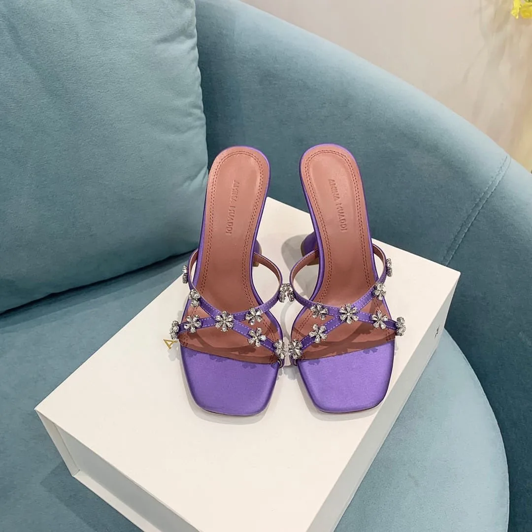 Amina Muaddi Heeled Mule photo 1