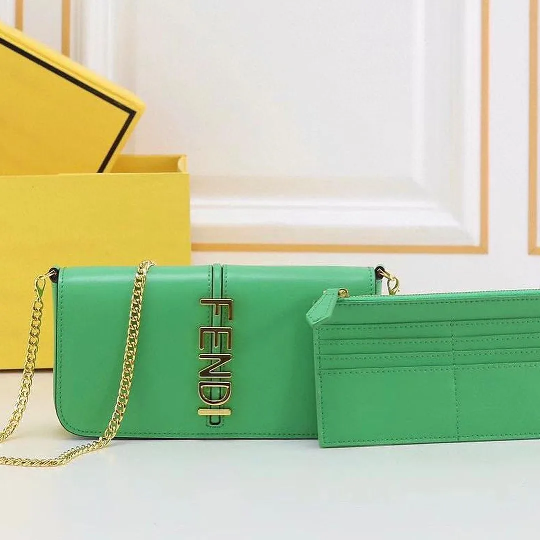 Fendi Zucca Chain Wallet photo 1
