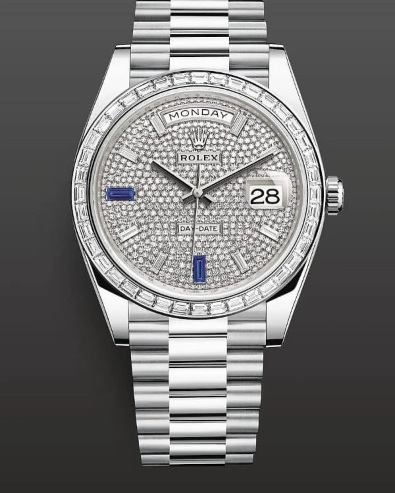 Rolex Diamond Pavé Watch photo 1